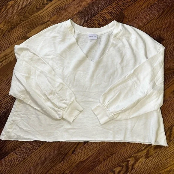 Urban Outfitters Out From Under Pullover Notch Neck Sweatshirt - Picture 7 of 8